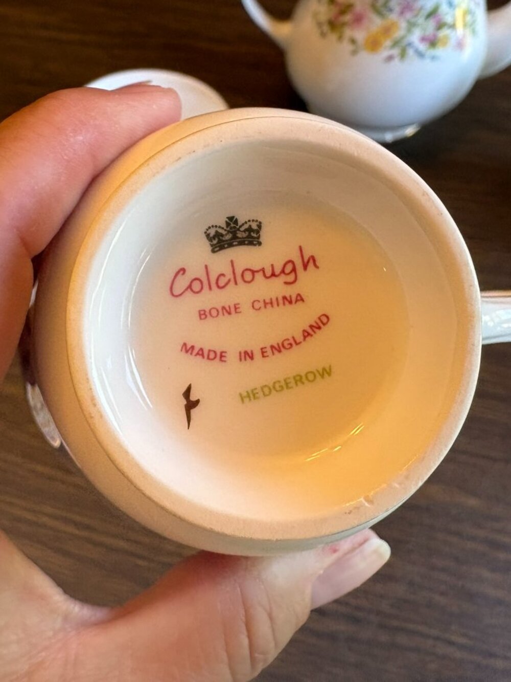 Vintage Colclough Bone China "Hedgerow" Tea Set - Made in England - Picture 7 of 7